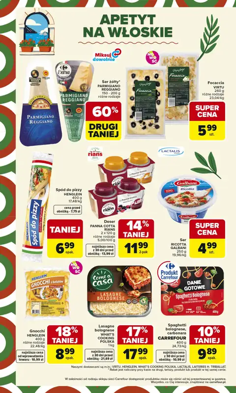 Carrefour - gazetka promocyjna Gazetka Kuchnia Włoska od poniedziałku 18.05 do soboty 30.05 - strona 8