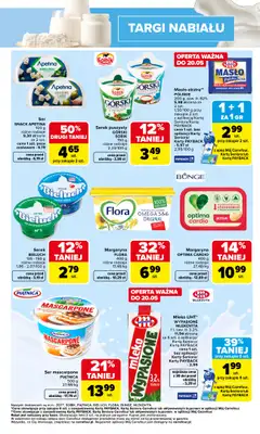 Carrefour - gazetka promocyjna Gazetka Targi nabiału od poniedziałku 18.05 do soboty 23.05 - strona 3