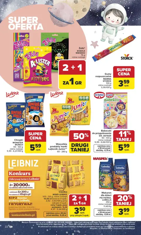 Carrefour - gazetka promocyjna Gazetka Dzień Dziecka od poniedziałku 18.05 do poniedziałku 01.06 - strona 22