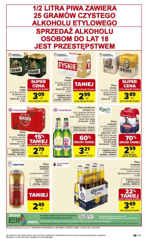 Carrefour Market - gazetka promocyjna Gazetka Carrefour Market od poniedziałku od poniedziałku 18.05 do soboty 23.05 - strona 45