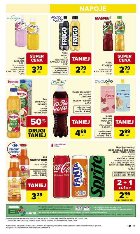 Carrefour Market - gazetka promocyjna Gazetka Carrefour Market od poniedziałku od poniedziałku 18.05 do soboty 23.05 - strona 43