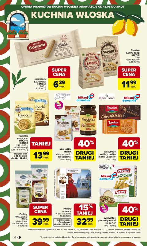 Carrefour Market - gazetka promocyjna Gazetka Carrefour Market od poniedziałku od poniedziałku 18.05 do soboty 23.05 - strona 18