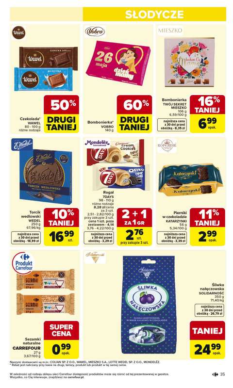 Carrefour Market - gazetka promocyjna Gazetka Carrefour Market od poniedziałku od poniedziałku 18.05 do soboty 23.05 - strona 37
