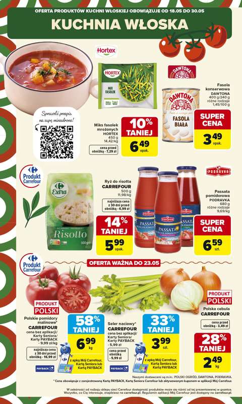 Carrefour Market - gazetka promocyjna Gazetka Kuchnia Włoska  do soboty 30.05 - strona 2