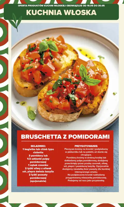 Carrefour Market - gazetka promocyjna Gazetka Kuchnia Włoska od poniedziałku 18.05 do soboty 30.05 - strona 10