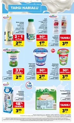Carrefour Market - gazetka promocyjna Gazetka Targi nabiału od poniedziałku 18.05 do soboty 23.05 - strona 4