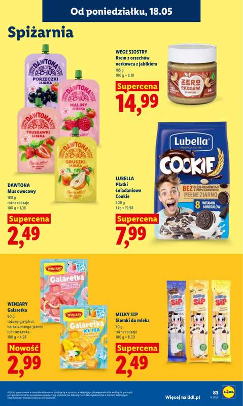 Lidl - gazetka promocyjna Oferta od poniedziałku od poniedziałku 18.05 do środy 20.05 - strona 87
