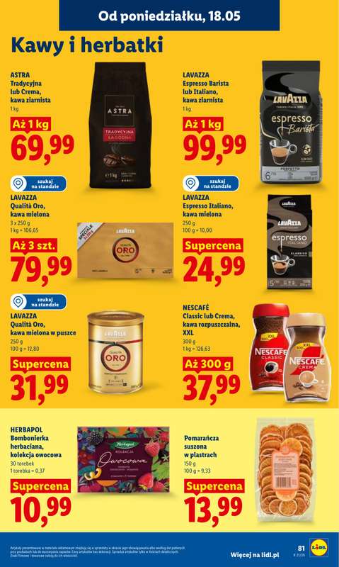 Lidl - gazetka promocyjna Oferta od poniedziałku od poniedziałku 18.05 do środy 20.05 - strona 85