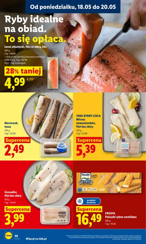 Lidl - gazetka promocyjna Oferta od poniedziałku od poniedziałku 18.05 do środy 20.05 - strona 60