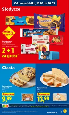 Lidl - gazetka promocyjna Oferta od poniedziałku od poniedziałku 18.05 do środy 20.05 - strona 83