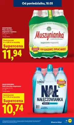 Lidl - gazetka promocyjna Oferta od poniedziałku od poniedziałku 18.05 do środy 20.05 - strona 11