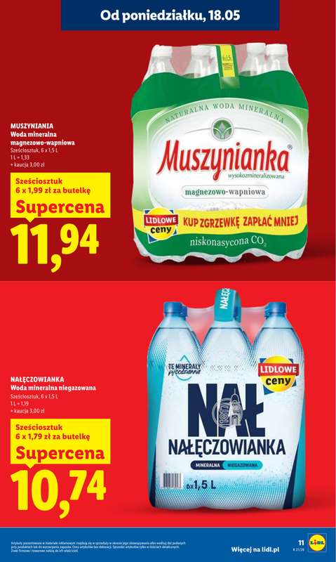 Lidl - gazetka promocyjna Oferta od poniedziałku od poniedziałku 18.05 do środy 20.05 - strona 11