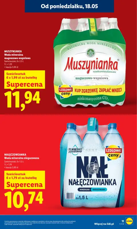 Lidl - gazetka promocyjna Oferta od poniedziałku od poniedziałku 18.05 do środy 20.05 - strona 11