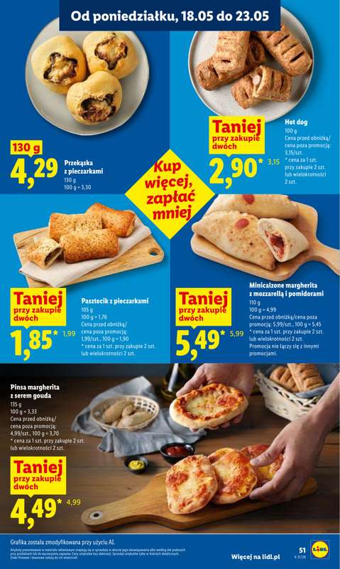 Lidl - gazetka promocyjna Oferta od poniedziałku od poniedziałku 18.05 do środy 20.05 - strona 51