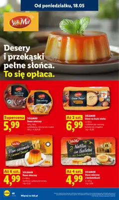 Lidl - gazetka promocyjna Oferta od poniedziałku od poniedziałku 18.05 do środy 20.05 - strona 46