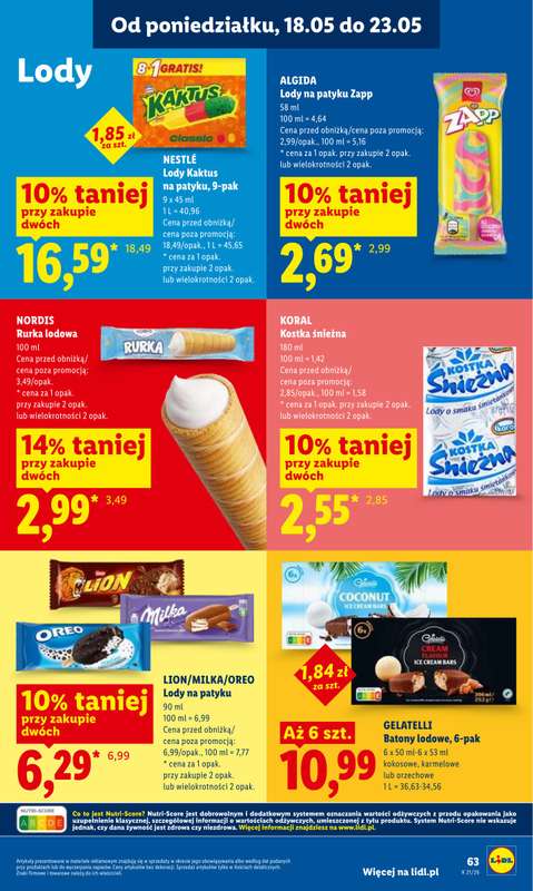 Lidl - gazetka promocyjna Oferta od poniedziałku od poniedziałku 18.05 do środy 20.05 - strona 65