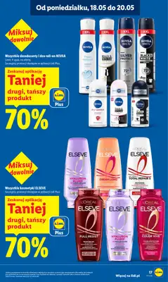Lidl - gazetka promocyjna Oferta od poniedziałku od poniedziałku 18.05 do środy 20.05 - strona 17