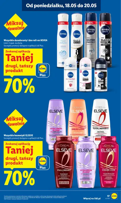 Lidl - gazetka promocyjna Oferta od poniedziałku od poniedziałku 18.05 do środy 20.05 - strona 17