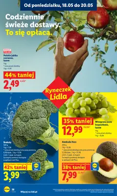 Lidl - gazetka promocyjna Oferta od poniedziałku od poniedziałku 18.05 do środy 20.05 - strona 38