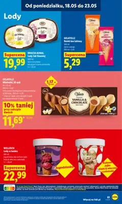 Lidl - gazetka promocyjna Oferta od poniedziałku od poniedziałku 18.05 do środy 20.05 - strona 63