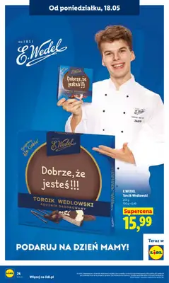 Lidl - gazetka promocyjna Oferta od poniedziałku od poniedziałku 18.05 do środy 20.05 - strona 78