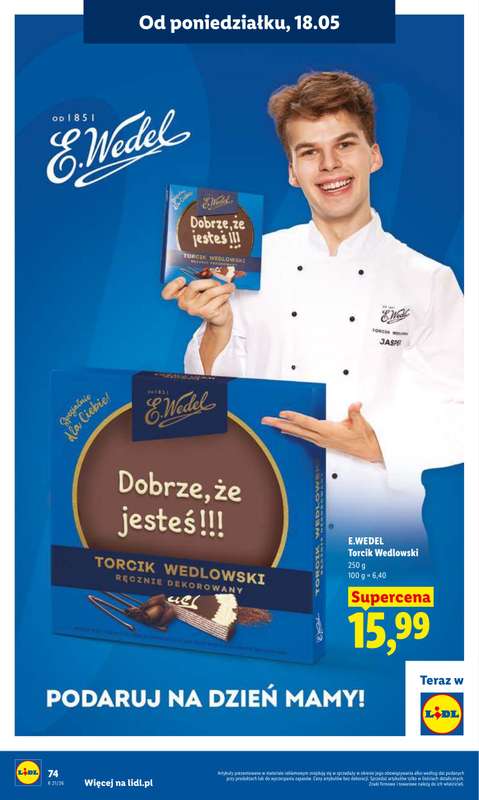 Lidl - gazetka promocyjna Oferta od poniedziałku od poniedziałku 18.05 do środy 20.05 - strona 78