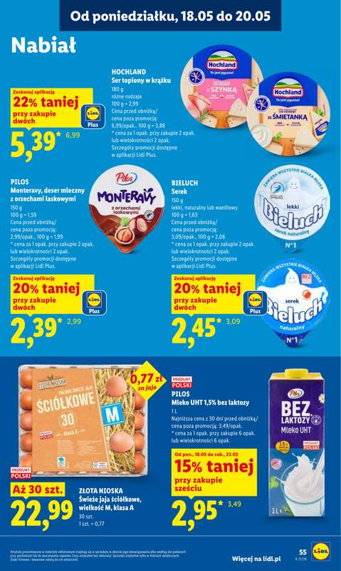 Lidl - gazetka promocyjna Oferta od poniedziałku od poniedziałku 18.05 do środy 20.05 - strona 57