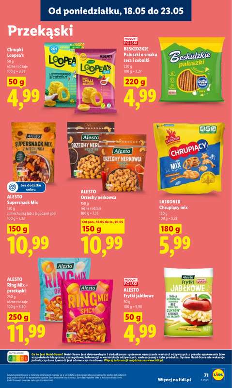 Lidl - gazetka promocyjna Oferta od poniedziałku od poniedziałku 18.05 do środy 20.05 - strona 75