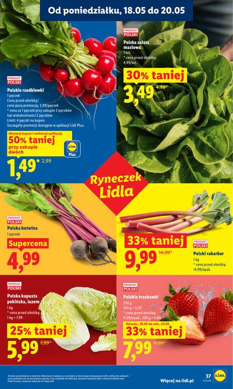 Lidl - gazetka promocyjna Oferta od poniedziałku od poniedziałku 18.05 do środy 20.05 - strona 37