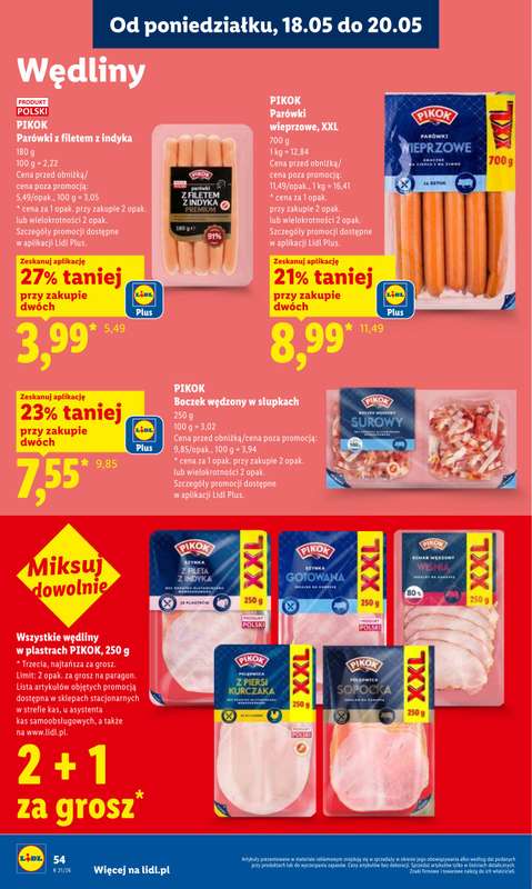 Lidl - gazetka promocyjna Oferta od poniedziałku od poniedziałku 18.05 do środy 20.05 - strona 56