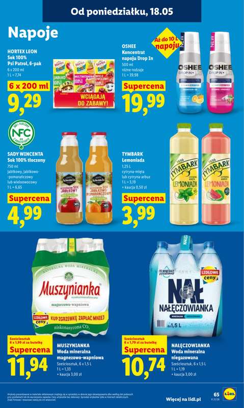 Lidl - gazetka promocyjna Oferta od poniedziałku od poniedziałku 18.05 do środy 20.05 - strona 67