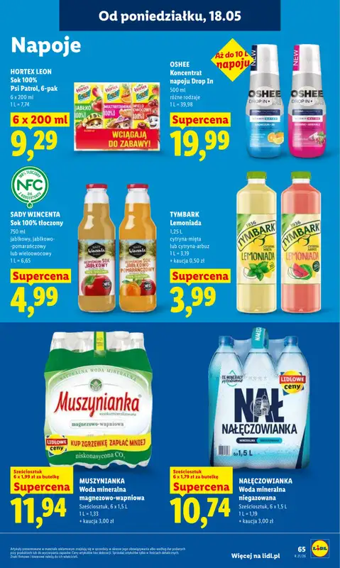 Lidl - gazetka promocyjna Oferta od poniedziałku od poniedziałku 18.05 do środy 20.05 - strona 67