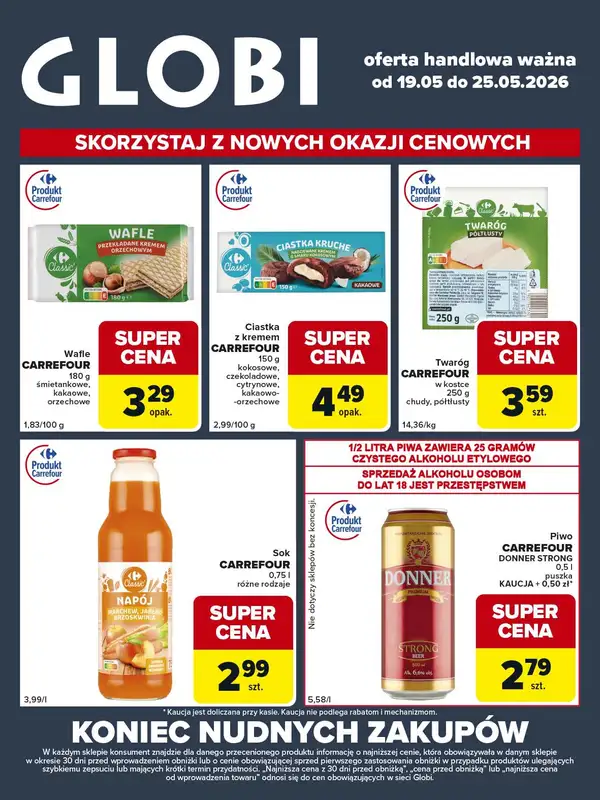 Globi - gazetka promocyjna Gazetka Globi od wtorku 19.05 do poniedziałku 25.05 - strona 2