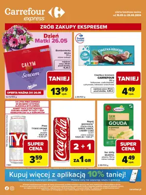 Carrefour Express - gazetka promocyjna Gazetka Express od wtorku 19.05 do poniedziałku 25.05