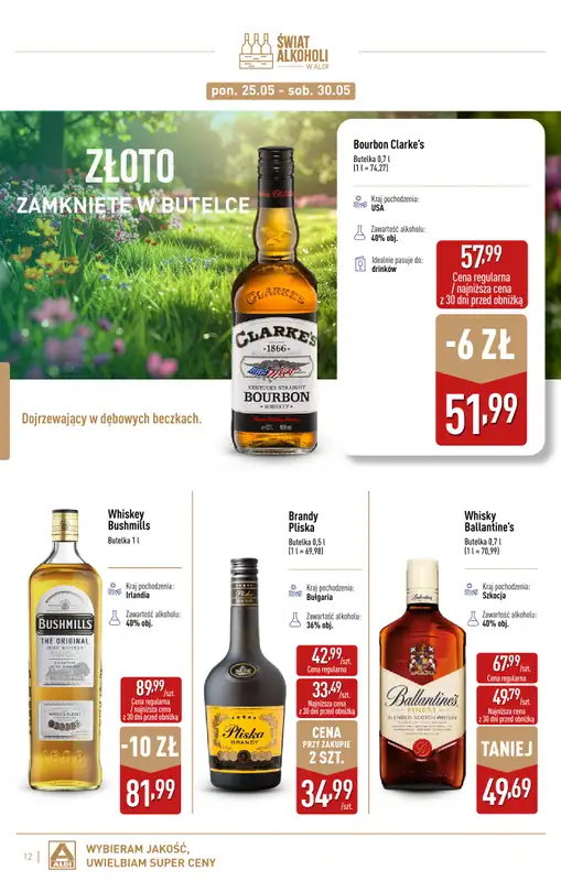 Aldi - gazetka promocyjna Świat alkoholi od poniedziałku 04.05 do soboty 30.05 - strona 13
