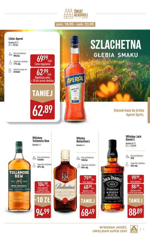 Aldi - gazetka promocyjna Świat alkoholi od poniedziałku 04.05 do soboty 30.05 - strona 10