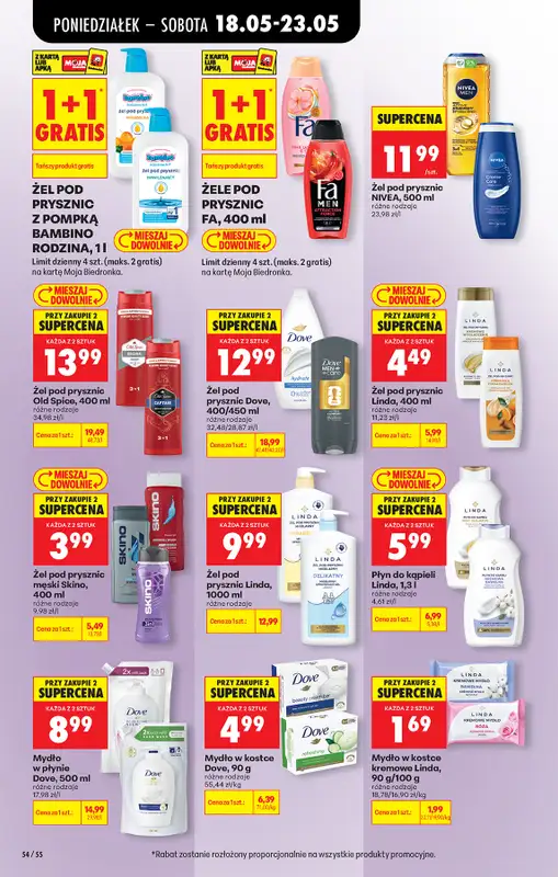 Biedronka - gazetka promocyjna Od poniedziałku, Z ladą tradycyjną od poniedziałku 18.05 do soboty 23.05 - strona 70