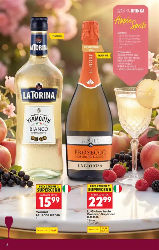 Biedronka - gazetka promocyjna Czas na Toast! od poniedziałku 18.05 do soboty 30.05 - strona 18