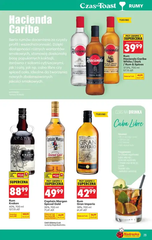 Biedronka - gazetka promocyjna Czas na Toast! od poniedziałku 18.05 do soboty 30.05 - strona 29