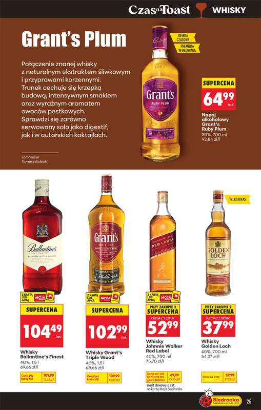 Biedronka - gazetka promocyjna Czas na Toast! od poniedziałku 18.05 do soboty 30.05 - strona 25