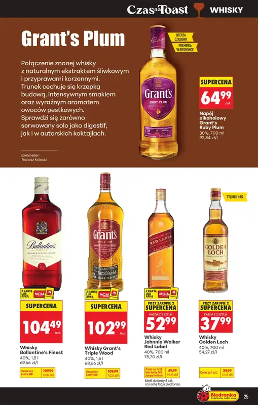 Biedronka - gazetka promocyjna Czas na Toast! od poniedziałku 18.05 do soboty 30.05 - strona 25