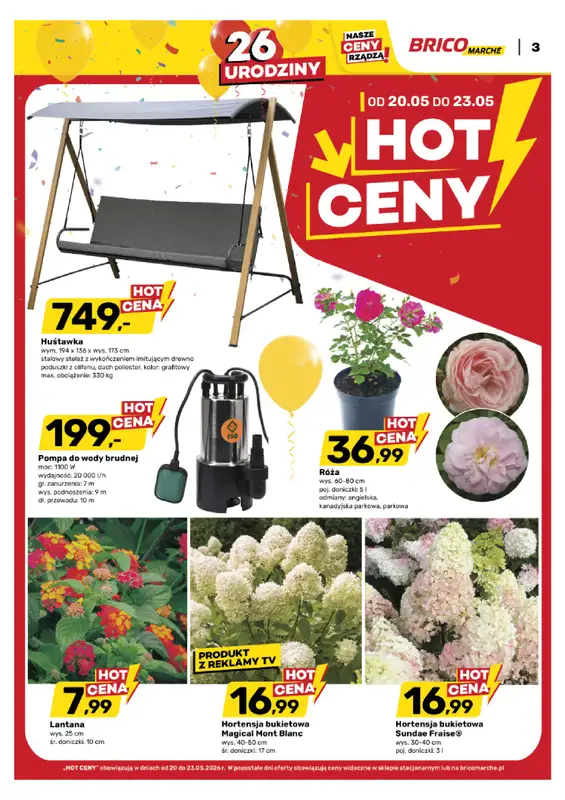 Bricomarche - gazetka promocyjna Hot ceny od środy 20.05 do soboty 23.05 - strona 3