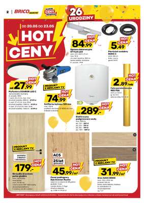 Bricomarche - gazetka promocyjna Hot ceny od środy 20.05 do soboty 23.05 - strona 2