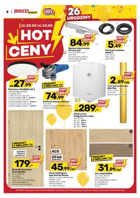 Bricomarche - gazetka promocyjna Hot ceny od środy 20.05 do soboty 23.05 - strona 2