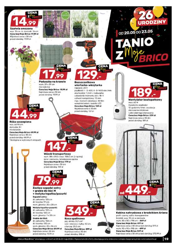 Bricomarche - gazetka promocyjna Tanio z MojeBrico od środy 20.05 do soboty 23.05 - strona 2