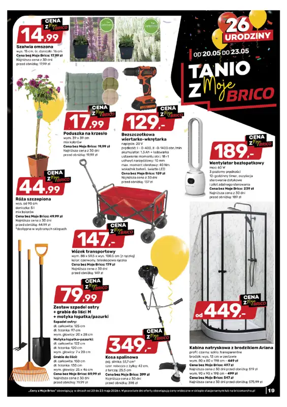 Bricomarche - gazetka promocyjna Tanio z MojeBrico od środy 20.05 do soboty 23.05 - strona 2