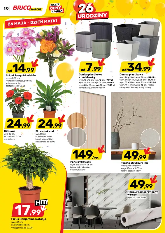 Bricomarche - gazetka promocyjna Gazetka od środy 20.05 do soboty 30.05 - strona 10