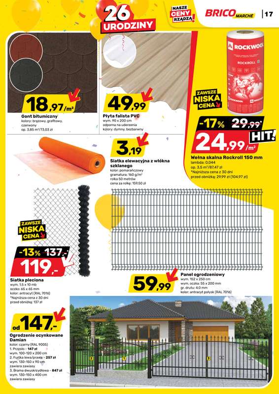Bricomarche - gazetka promocyjna Gazetka  do soboty 30.05 - strona 17