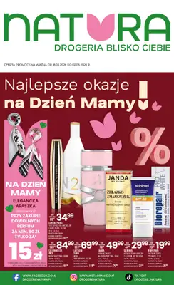 Drogerie Natura - gazetka promocyjna Gazetka od poniedziałku 18.05 do wtorku 02.06