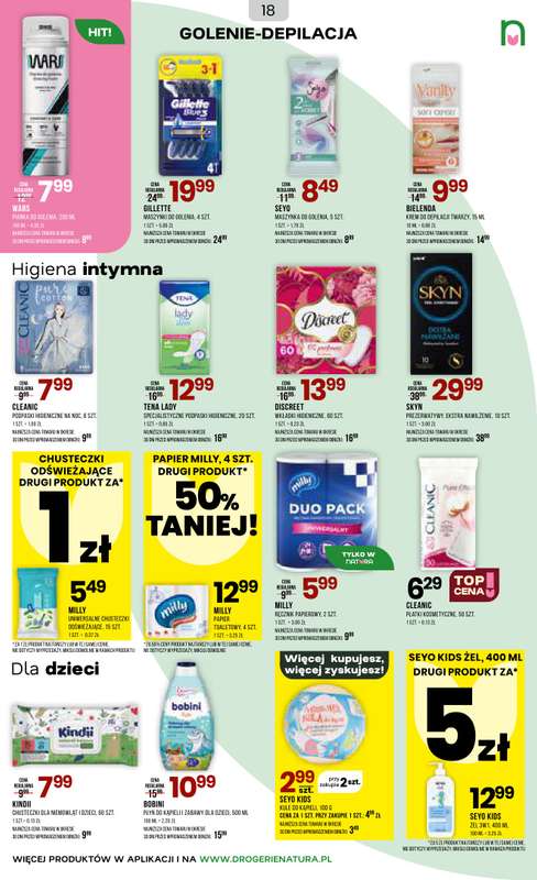 Drogerie Natura - gazetka promocyjna Gazetka od poniedziałku 18.05 do wtorku 02.06 - strona 18